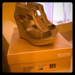 Michael Kors wedge sandals, size 5.5
